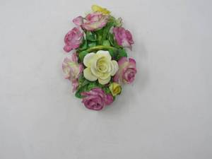 lot 53 image: Staffordshire Flowers  round, bone china