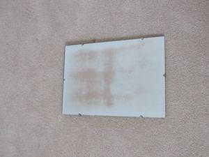 lot 92 image: Antique silvered Mirror