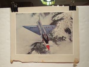 lot 115 image: Prints  3 Military (planes)  Framed Photo of Grand Canyon  Cottage