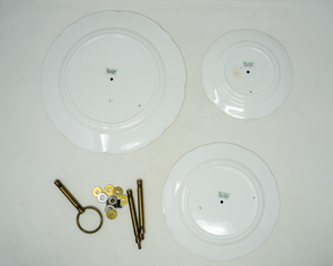 lot 42 image: Antique Oval 3-tier Cake Plate  Stafford