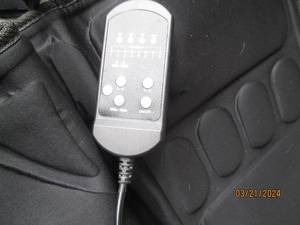 lot 79 image: Assorted Back Support and Massage Lot with Heated Massage Pad