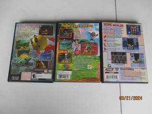 lot 92 image: PlayStation 2 Video Game Bundle - 3 Games Including Pac-Man World 2, Frogger The Great Quest, and Tetris Worlds