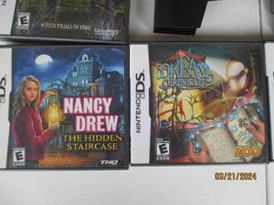 lot 99 image: Assorted Nintendo DS Games and NES Cartridge with Cases