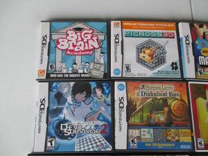 lot 106 image: Assorted Nintendo DS and 3DS Video Game cases - empty