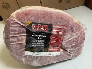 D - Hickory Smoked Butt Portion Ham Bone-In
