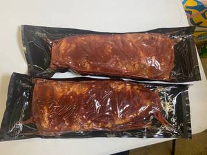 H - Full Rack of Ribs with Sauce