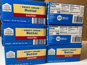I - Coburn Farms Sweet Cream Butter Salted - 6Lbs