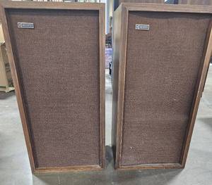 lot 48 image: Pair of H.H. Scott Model S-10B Floor Speakers (working)