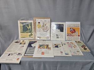 lot 49 image: VTG Magazine Ads in Plastic Protectors