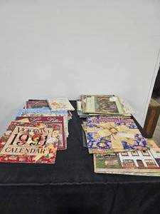 lot 249 image: VTG Wall Calendars - Great for Crafting
