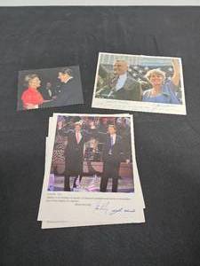 lot 263 image: Rare John Kerry 2004 Presidential Campaign Photograph, Walter Mondale and Geraldine Ferraro Autographed Picture (Prints)