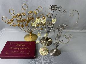 lot 60 image: Lot of Christmas Greeting Cards & Holders, Gift Labels, Stickers, Etc