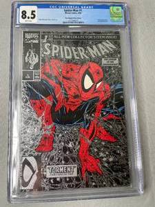 lot 69 image: Graded 8.5 CGC Universal Grade Spider-Man #1Marvel Comics, 890