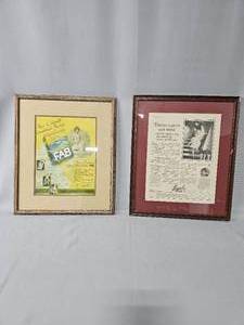 lot 126 image: VTG Advertisements Lysol & Fab - one dated 1926