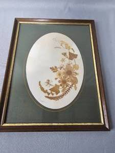 lot 129 image: Joanna Sheen Pressed Flower Framed Art