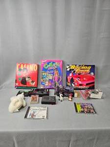 lot 140 image: VTG Computer & Hand Held Games, GPX Personal Stereo, Harold Robbins Card Deck, ETC