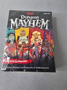 lot 151 image: D & D Dungeon Mayhem Card Game in Manufacturing Packaging
