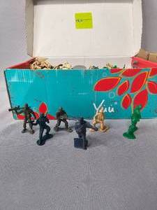 lot 155 image: Lot of Various Army Men, Police & Fire Fighter Plastic Figures