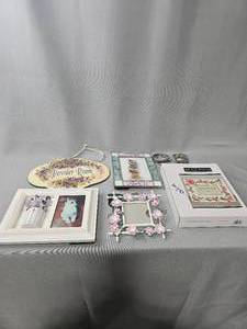 lot 220 image: Various Size Frame Lot & Powder Room Sign
