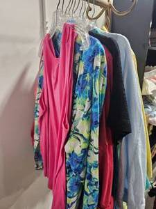 lot 100 image: Lot of 10 Blouses and Sleeveless Shirts Inc CJ Banks & Elisabeth Brands - SZs Mostly 16 - 18P - hangers not inc