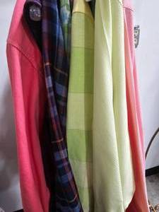 lot 109 image: Lot of 10 Womens Shirts Short & Long Sleeved - Most CJ Banks & Elisabeth - Most SZ 2X - hangers not inc