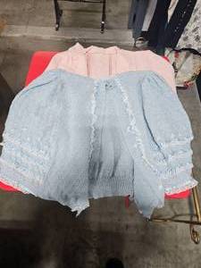 lot 285 image: 2 Womens VTG Knit ShawlsSweatersCover Ups Unknown Sizes