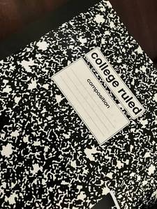College Ruled Composition Books
