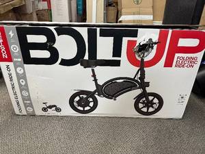 lot 10 image: Jetson Bolt Up Folding Electric Ride On E-Bike  Scooter - Adult  13 15.5MPH - Like New Unused