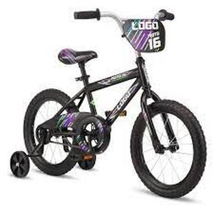 lot 3 image: Pacific 16 Boxed Kids Bike - Black
