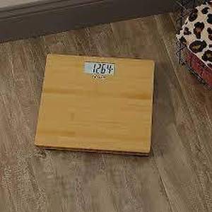 lot 191 image: Taylor - Electronic Scale-Model8657-4242-Bamboo Platform