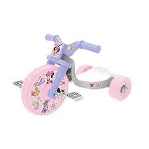 lot 10 image: Minnie Mouse 10 Fly Wheel Kids Tricycle with Electronic Sound - PinkPurple