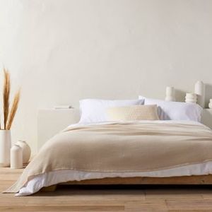 lot 379 image: Micro Waffle Bed Blanket - Casaluna - 110 x 96