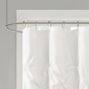 lot 383 image: Piedmont Solid Polyester Shower Curtain - 72 x 72
