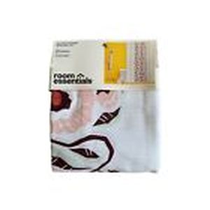 lot 388 image: Room Essentials Folk Floral Print Shower Curtain 72in x 72in
