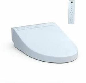 lot 409 image: Kohler Novita Round-front bidet toilet seat with remote control  K-BH93-N0