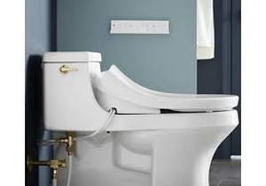 lot 410 image: Kohler Novita Elongated bidet toilet seat  K-BD-N450US-N0