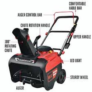 lot 436 image: PowerSmart 21 in. Single-Stage Gas Snow Blower
