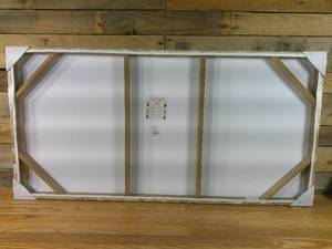 lot 754 image: 47 x 23 12 Floral Framed Wall Canvas - Threshold