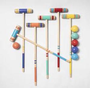 lot 60 image: Kids Croquet Lawn Sports Set - Sun Squad