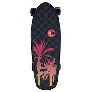 lot 61 image: ReDo Skateboard Shorty Cruiser Palm Checkers Skateboard