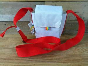 lot 78 image: Polaroid Now Camera Bag-White & Red