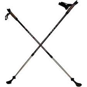 lot 87 image: 2pk Adjustable Trekking Poles Black - All In Motion