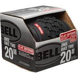 lot 104 image: Bell 20 BMX Bike Tire - Black- Out of Package