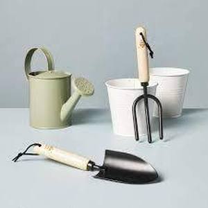lot 114 image: Set of 2 Kids Outdoor Potting Set - 5pc - Hearth & Hand with Magnolia