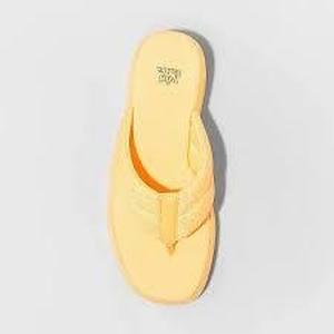 lot 115 image: Womens Angela Platform Sandals - Wild Fable Orange 10