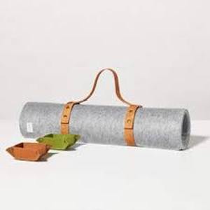 lot 120 image: Hearth & Hand Magnolia Felt Puzzle Accessory Mat-Mat Only