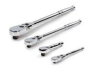 lot 209 image: TEKTON 14, 38, 12 Inch Drive Flex Head Ratchet Set (4-Piece)
