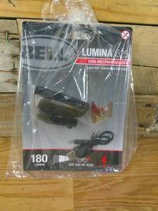 lot 224 image: Bell Lumina 525 LED Bike Light Set-Missing Back Light