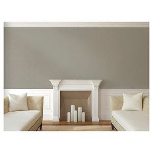 lot 490 image: Weave Peel & Stick Wallpaper GraySilver - Project 62 (27.5 Sq Ft)