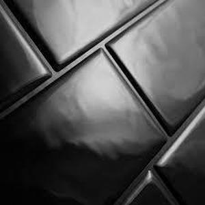 lot 491 image: Smart Tiles 11.56 X 8.38 Self Adhesive 3D Peel and Stick Backsplash Tiles Black (11 Sq Ft)